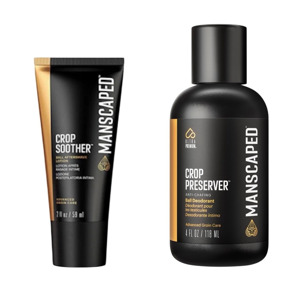 Manscaped BUNDLE Crop Preserver &‎ Crop Soother -NEW